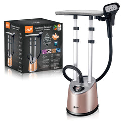 2-in-1 RAF 3.2L Garment Steamer with Ironing Board Attachment & Adjustable Double Pole - 2000W
