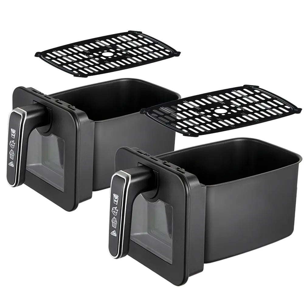 RAF Multifunctional 4.5 + 4.5 L Air Fryer with Dual Baskets and Digital Controls - Healthy Cooking Made Easy - 2200W