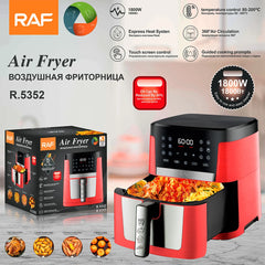 RAF 9L Smart Air Fryer with Touch Screen & Express Heat System - 1800W