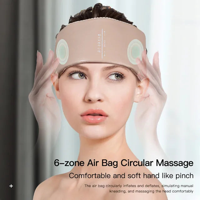 Portable Rechargeable Head Airbag Massager for Ultimate Relief & Comfort