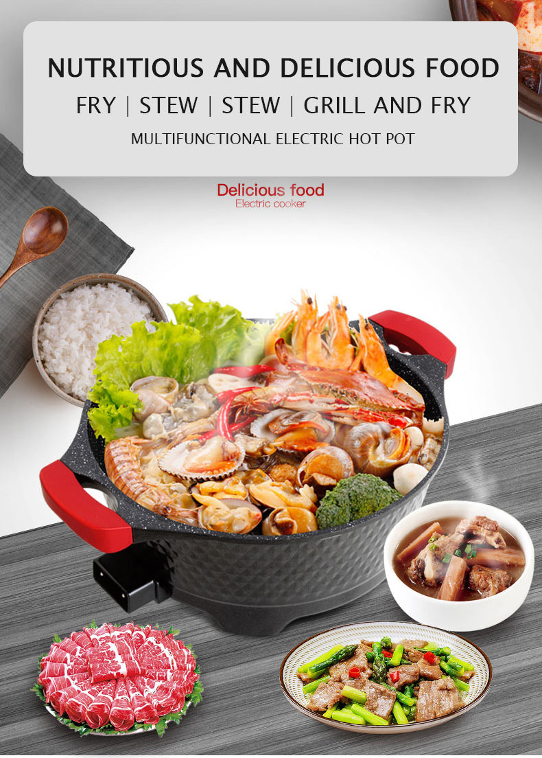 9-in-1 Multi-Purpose Electric Cooking Pot - 9 Litres