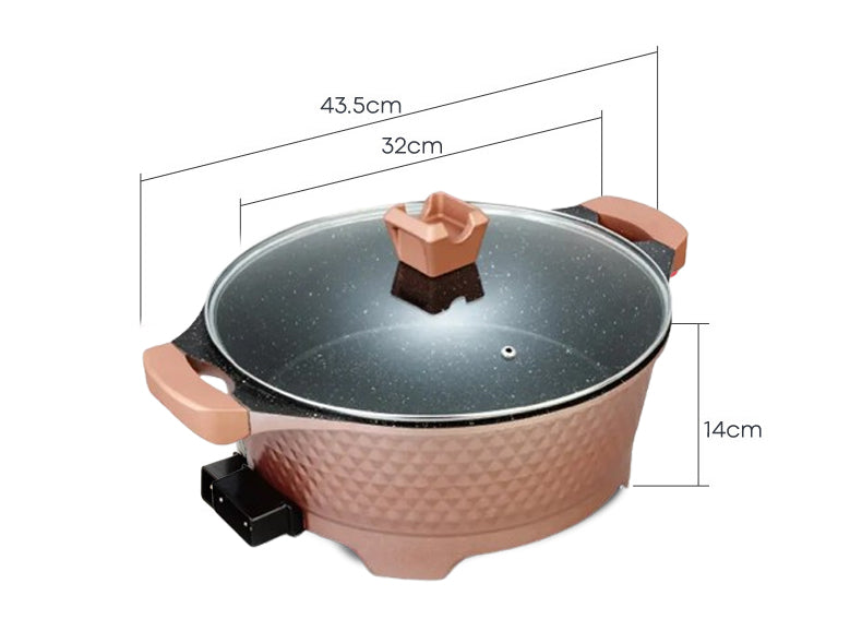 9-in-1 Multi-Purpose Electric Cooking Pot - 9 Litres