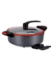 Sonifer 6.5L Micro Pressure Electric Cooking Pot - Quick Cook, Non-Stick, Adjustable Temperature with Steaming Rack