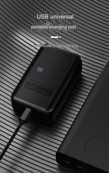 Portable Electric Tire Pump with Intelligent Inflation and Digital Display