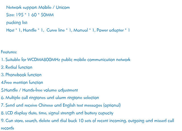 Wireless Quadband GSM Desk Phone with Dual SIM Slots, FM Radio, MP3, and SMS Capabilities