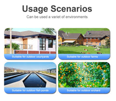 Solar Outdoor WIFI Camera with Night Vision, PTZ & Two-Way Audio - 18000mAh