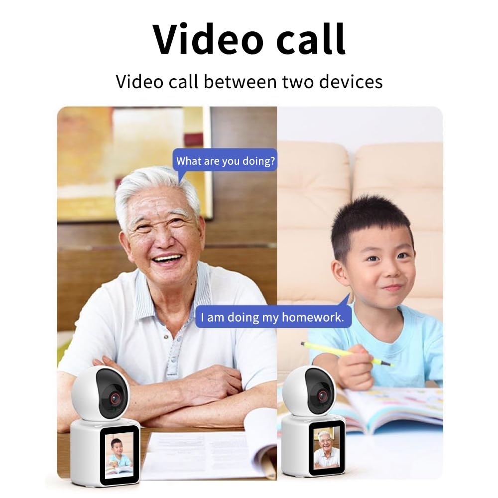 Smart 2MP Full HD WIFI Two-Way Video Calling PT Security Camera with Auto-Tracking
