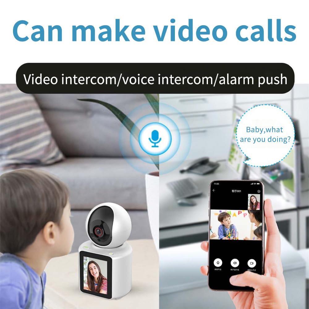 Smart 2MP Full HD WIFI Two-Way Video Calling PT Security Camera with Auto-Tracking