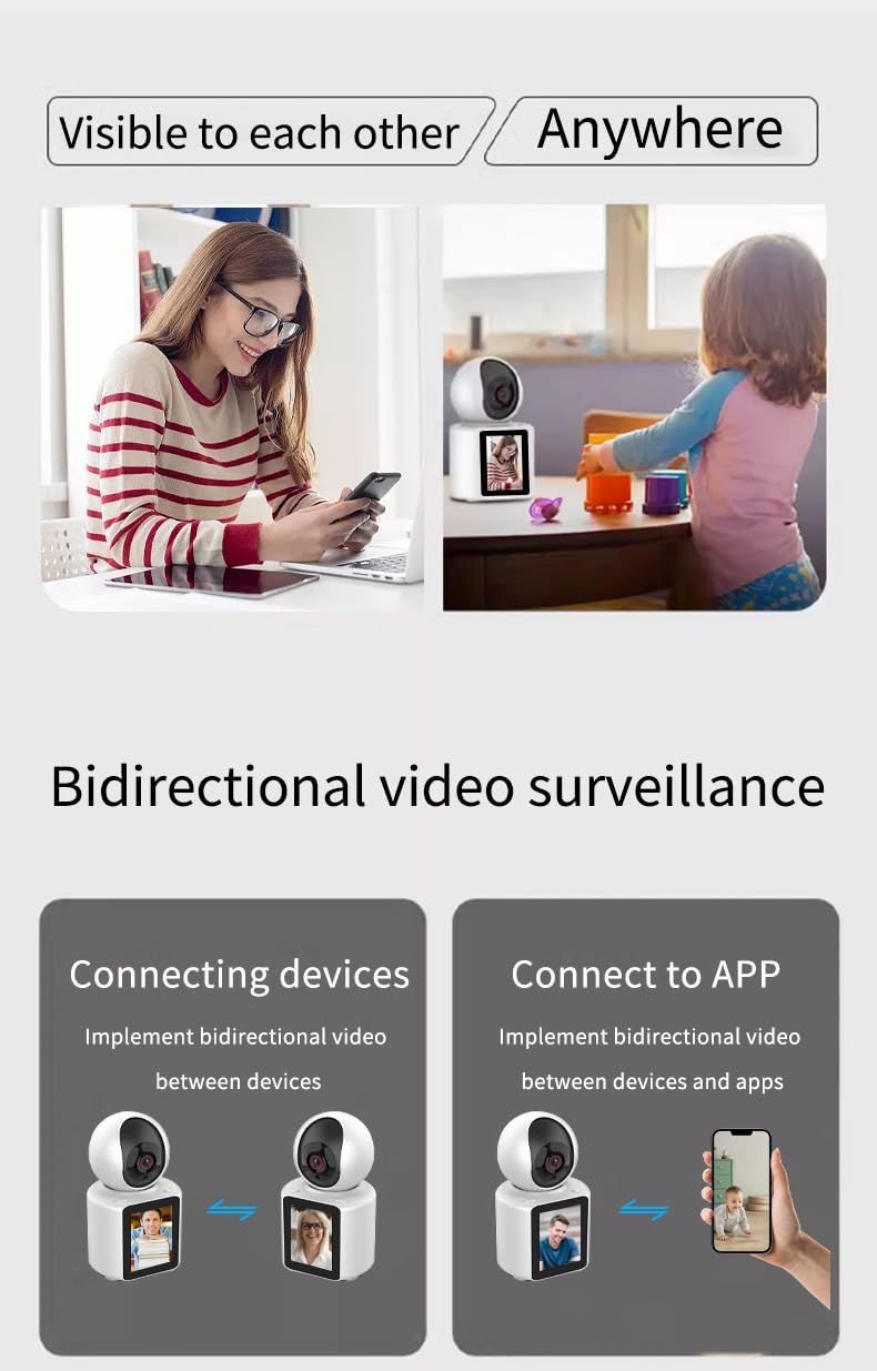 Smart 2MP Full HD WIFI Two-Way Video Calling PT Security Camera with Auto-Tracking