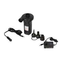 Powerful Portable Rechargeable Air Pump with 12V Car Charger & 3 Nozzles - 50W