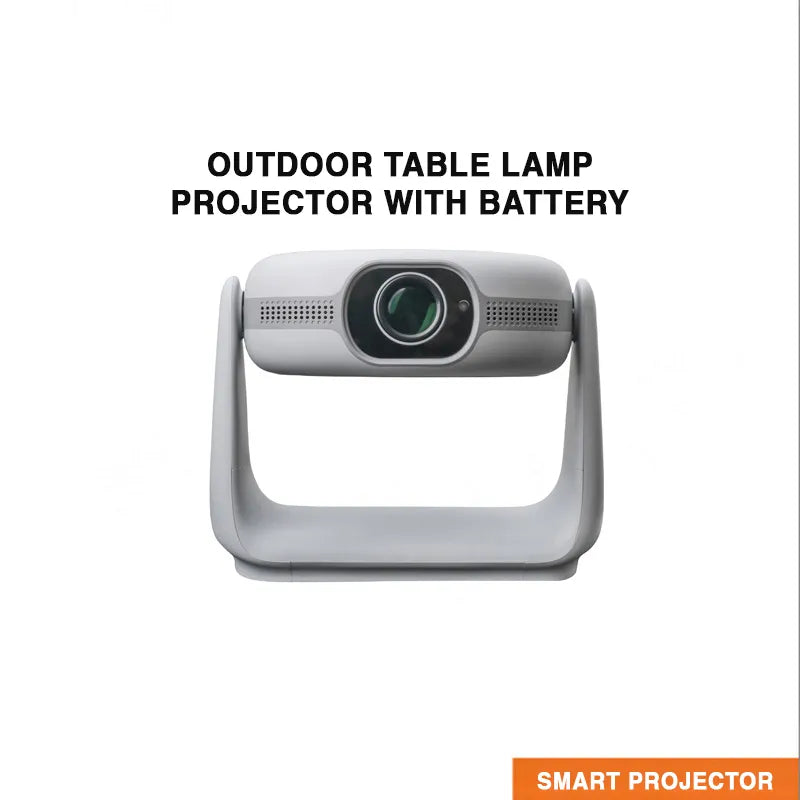 Wireless 260° Rotatable HD Portable Smart Projector with 4K Decoding with Android 11.0, WiFi, Bluetooth, Lamp Lighting & Bracket Rotation