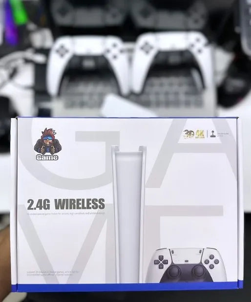 4K Retro Gaming Stick Console with 20,000+ Games and Dual Wireless Controllers