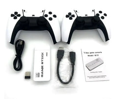 4K Retro Gaming Stick Console with 20,000+ Games and Dual Wireless Controllers
