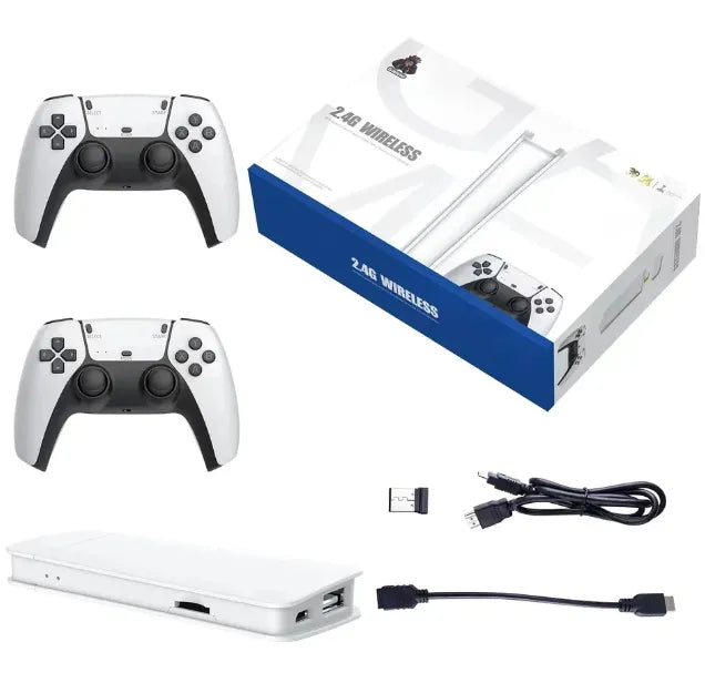 4K Retro Gaming Stick Console with 20,000+ Games and Dual Wireless Controllers