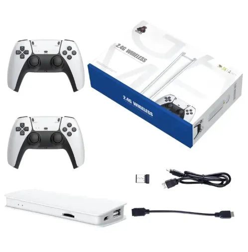 4K Retro Gaming Stick Console with 20,000+ Games and Dual Wireless Controllers