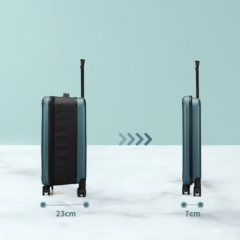 Foldable & Expandable Travel Luggage Bag with 360° Spinner Wheels & Numeric Padlock - 20 Inch Size