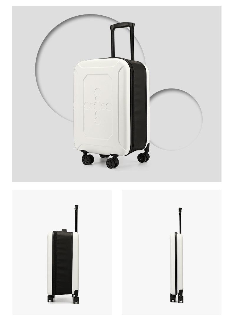 Foldable & Expandable Travel Luggage Bag with 360° Spinner Wheels & Numeric Padlock - 20 Inch Size