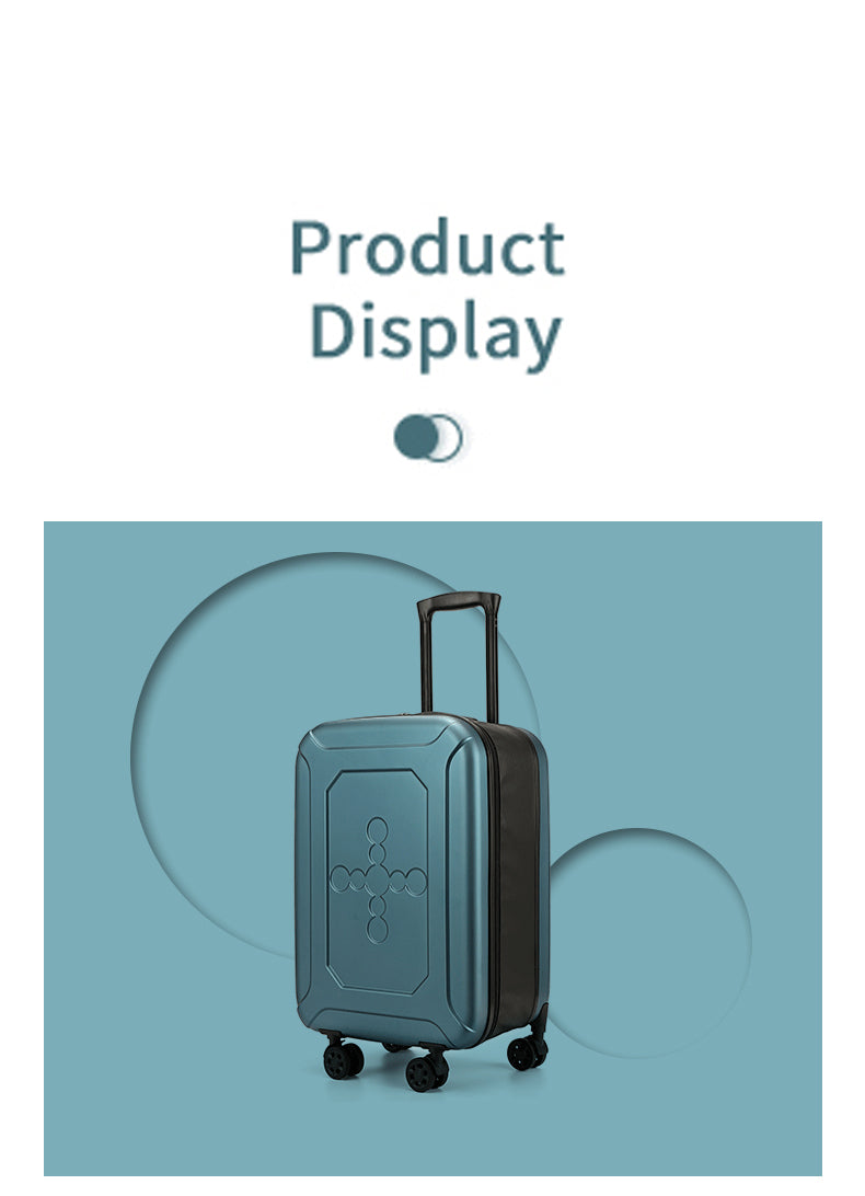Foldable & Expandable Travel Luggage Bag with 360° Spinner Wheels & Numeric Padlock - 20 Inch Size
