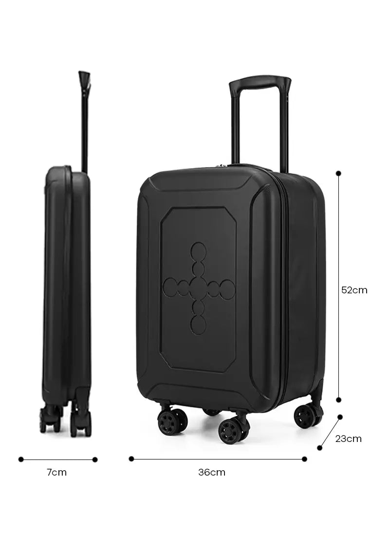 Foldable & Expandable Travel Luggage Bag with 360° Spinner Wheels & Numeric Padlock - 20 Inch Size