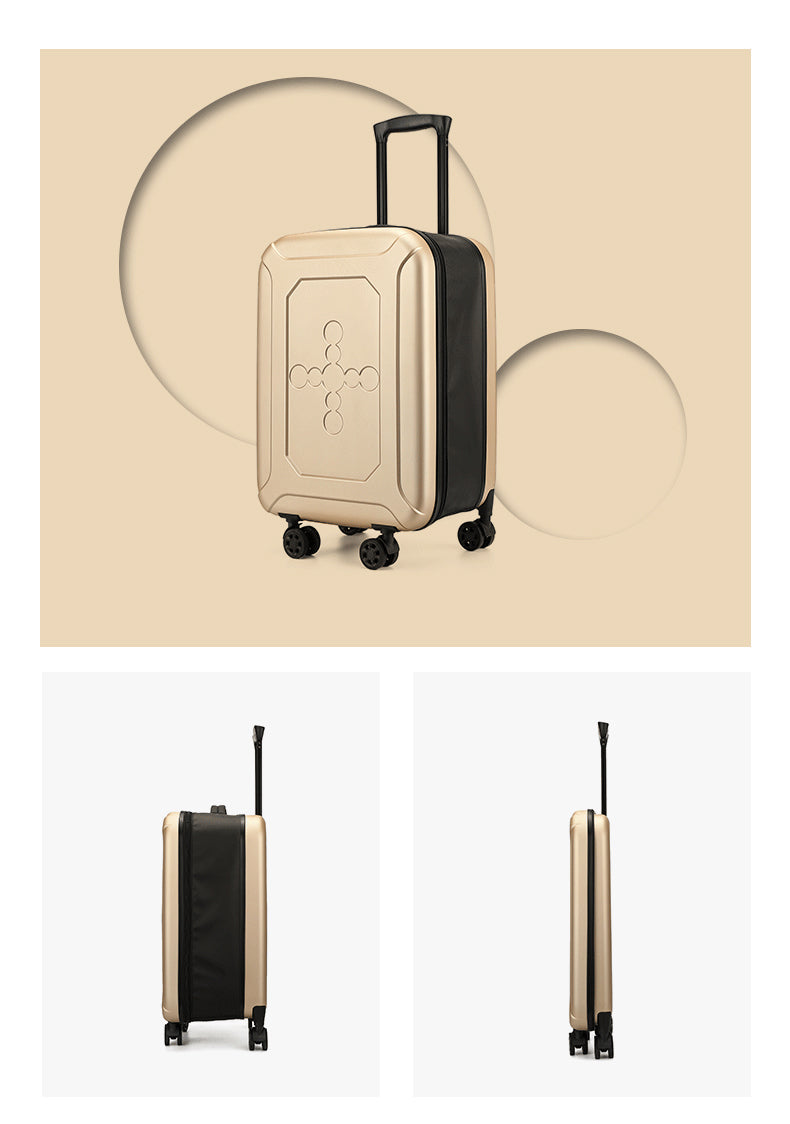 Foldable & Expandable Travel Luggage Bag with 360° Spinner Wheels & Numeric Padlock - 20 Inch Size
