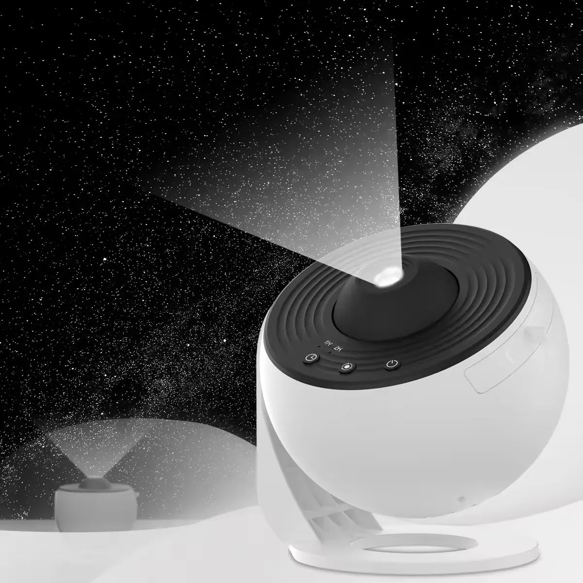 4K HD Galaxy Starry Night Projector with Twelve Film Discs, Adjustable Angle, and Ultra-Large Projection Area