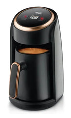 RAF Electric Turkish Coffee Maker with Digital Temperature Display, 3-in-1 Portable Coffee, Water, and Milk Heating Pot, 300ml, 600W