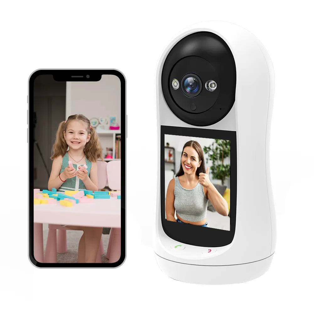 Smart High-Resolution Wifi Camera with 3MP, Night Vision, Motion Detection, and Two-Way Audio