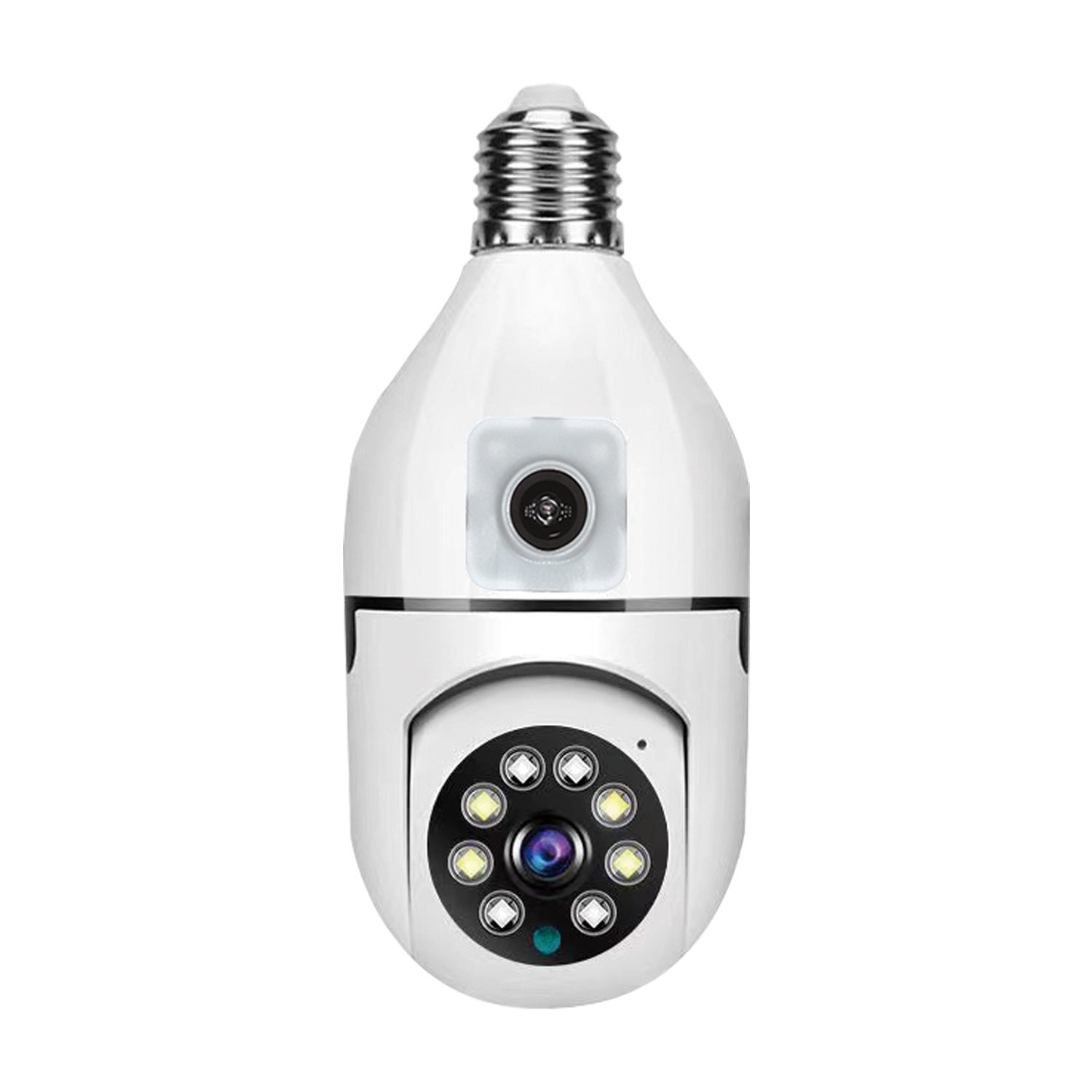 "2MP HD Dual-Lens 360° Panoramic Surveillance Camera with Real-Time 2-Way Talk and Full-Color Night Vision, WiFi Enabled "
