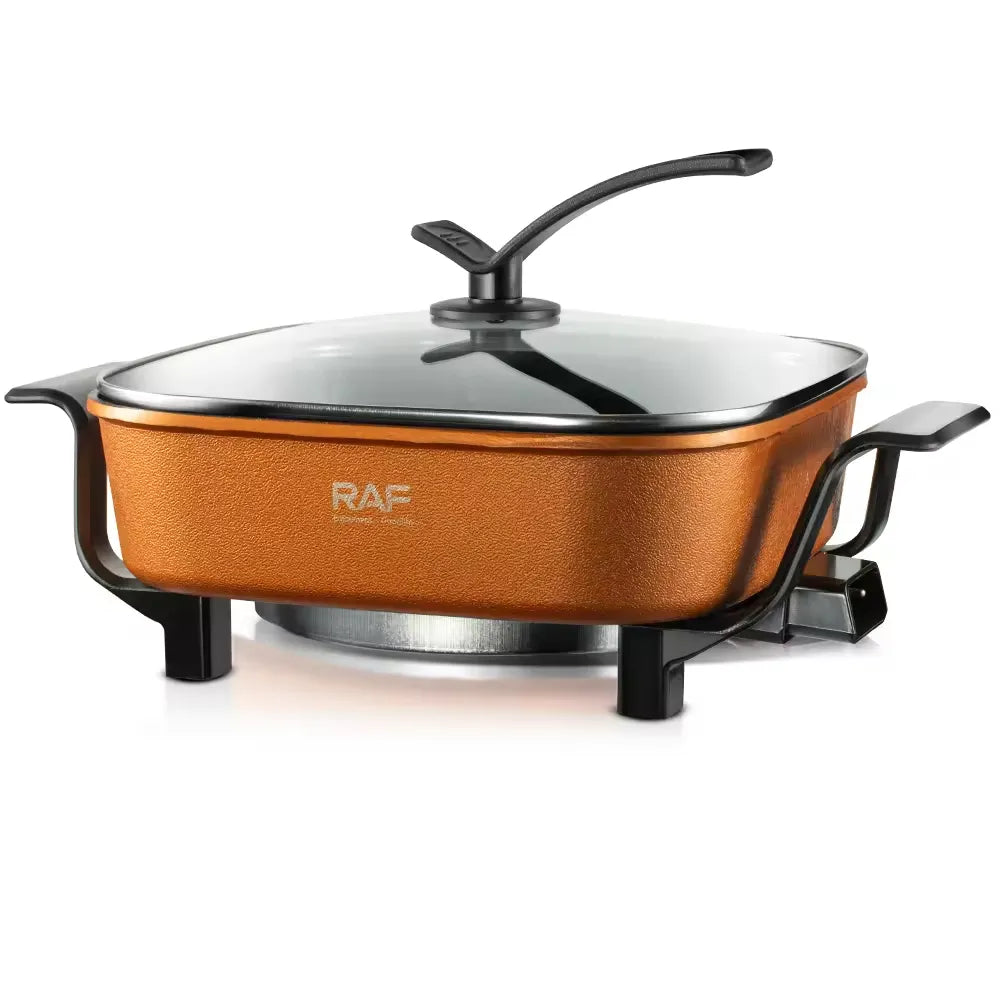 RAF Multi-Functional Electric Hot Pot 1350W with 7.0L Large Capacity and Non-Stick Coating