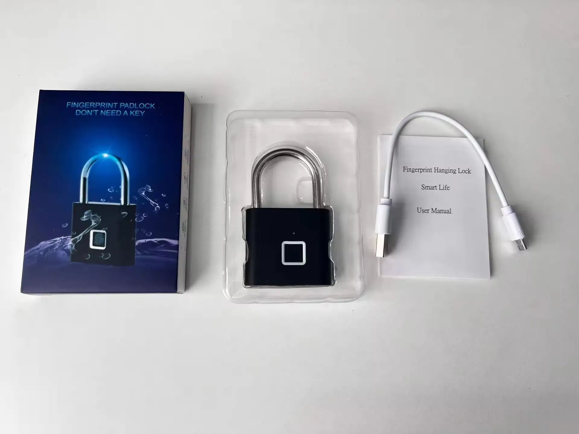Smart Multipurpose Digital Keyless Fingerprint Padlock
