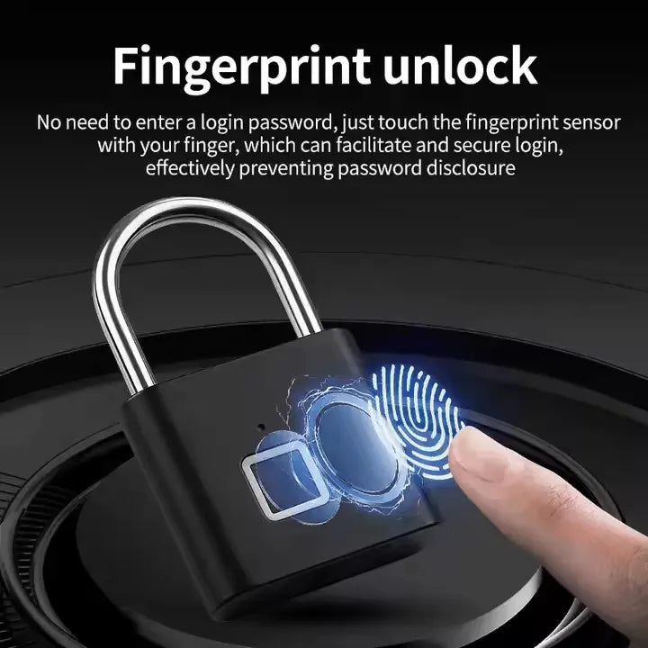 Smart Multipurpose Digital Keyless Fingerprint Padlock