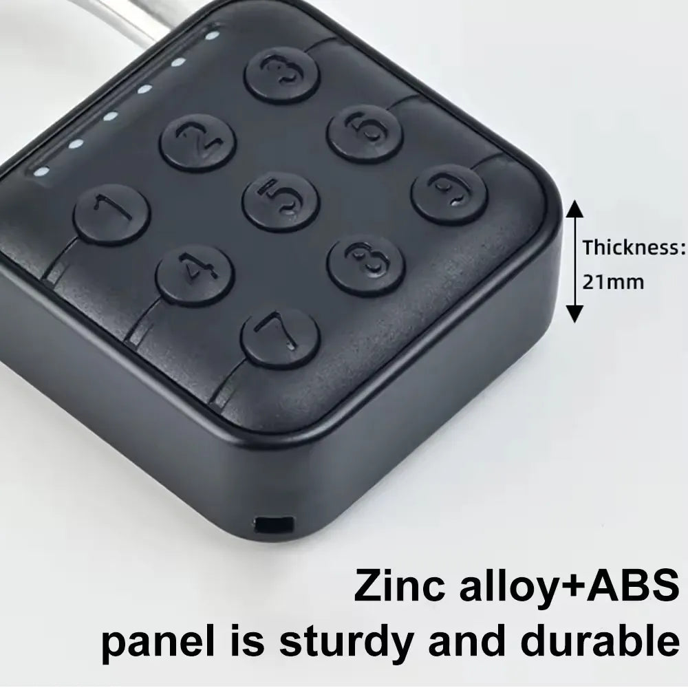 Smart Keypad Waterproof Padlock for Outdoor and Indoor Use