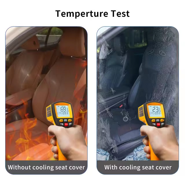 Air Cooling Universal 12V Car Seat Cushion with Adjustable Speed & Breathable Material