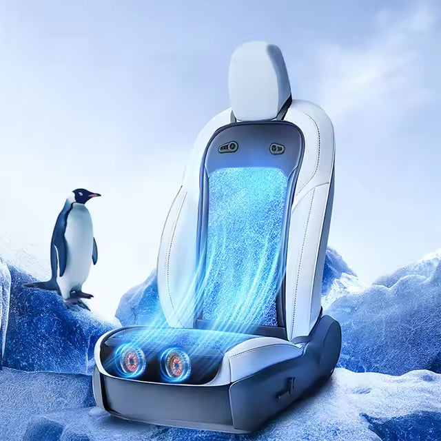 Air Cooling Universal 12V Car Seat Cushion with Adjustable Speed & Breathable Material