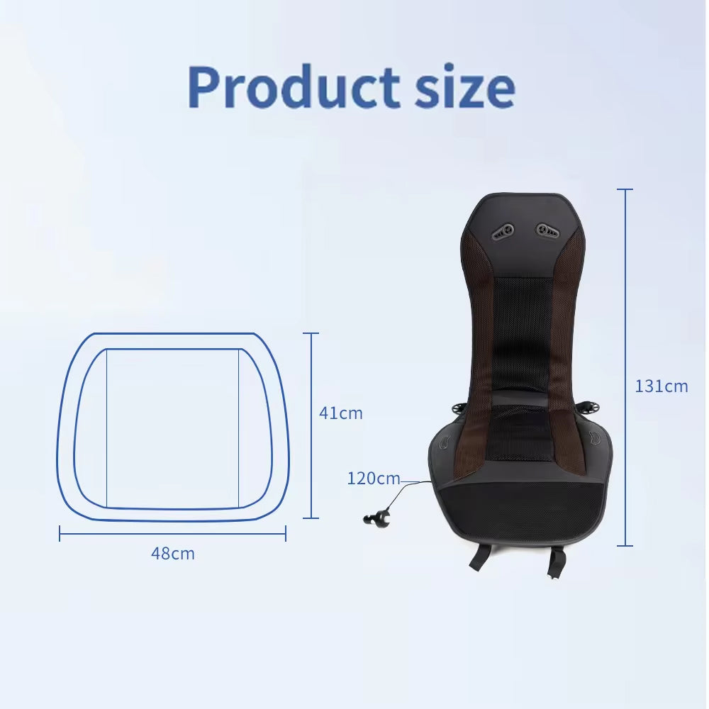 Air Cooling Universal 12V Car Seat Cushion with Adjustable Speed & Breathable Material