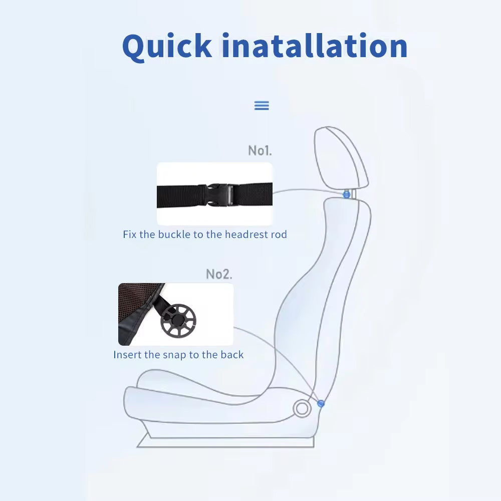 Air Cooling Universal 12V Car Seat Cushion with Adjustable Speed & Breathable Material