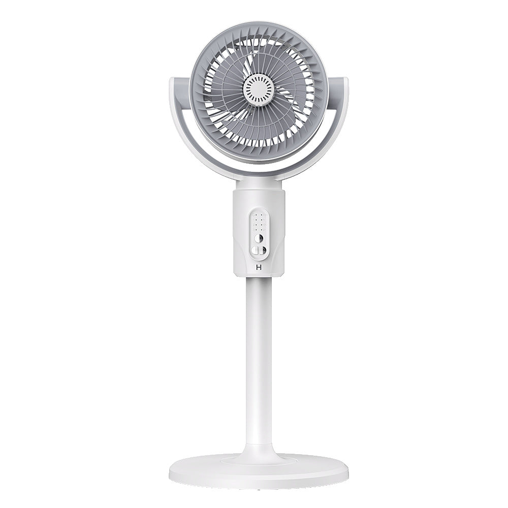 Portable Rechargeable Desktop & Floor Circulating Fan with 5-Speed Settings, Remote & Type-C Charging