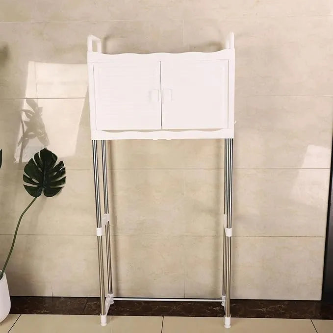 Versatile Multi-Purpose Washing Machine Storage Rack for Laundry Room and Bathroom