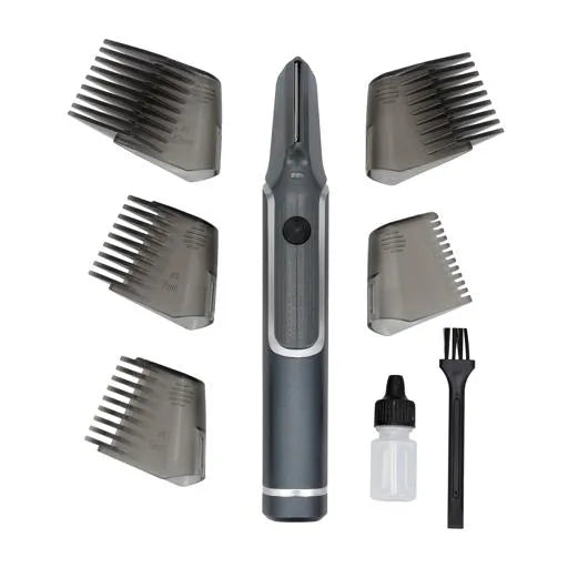 600mAh Rechargeable Hair Trimmer and Body Groomer with Adjustable Comb Settings