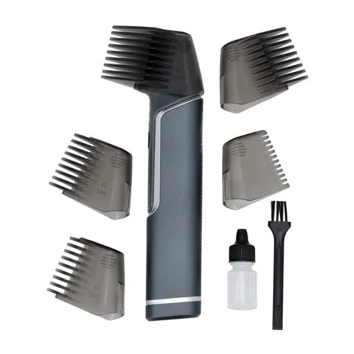 600mAh Rechargeable Hair Trimmer and Body Groomer with Adjustable Comb Settings