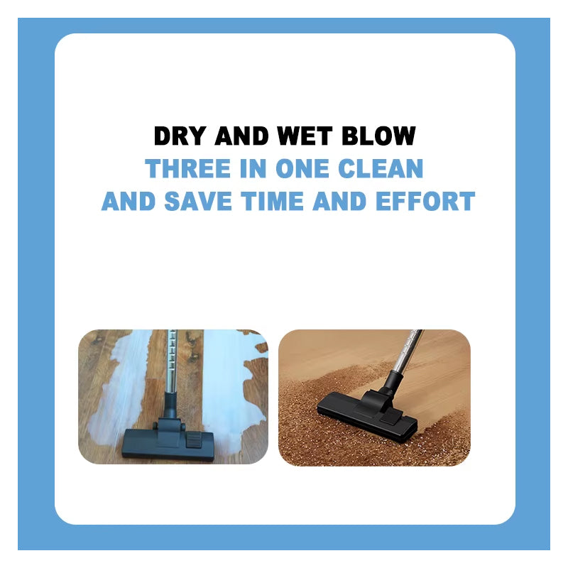 Puresweep Heavy Duty Wet & Dry Vacuum Cleaner with Steel Pipe & Large Capacity Tank - 2800W & 30 Litres