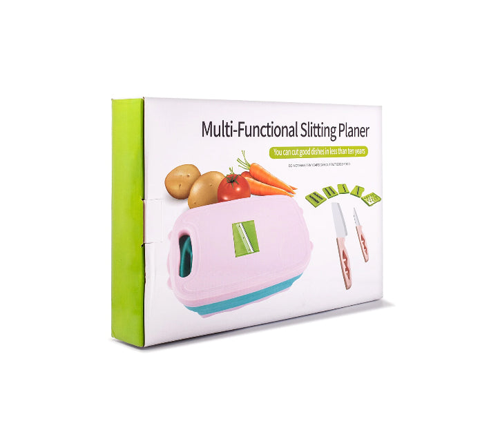 Multifunctional Slicer & Planing Wire Slicer Chopping Board & Drainer Basket