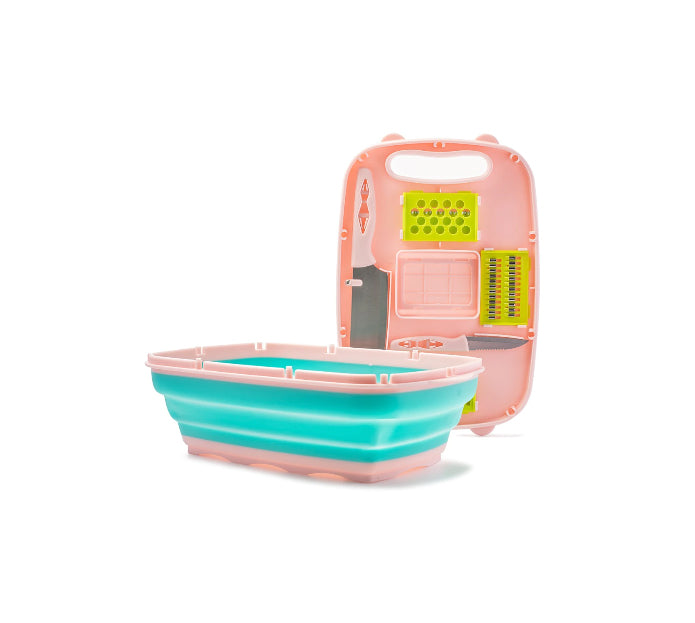 Multifunctional Slicer & Planing Wire Slicer Chopping Board & Drainer Basket
