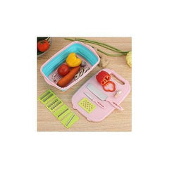Multifunctional Slicer & Planing Wire Slicer Chopping Board & Drainer Basket
