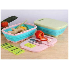 Multifunctional Slicer & Planing Wire Slicer Chopping Board & Drainer Basket