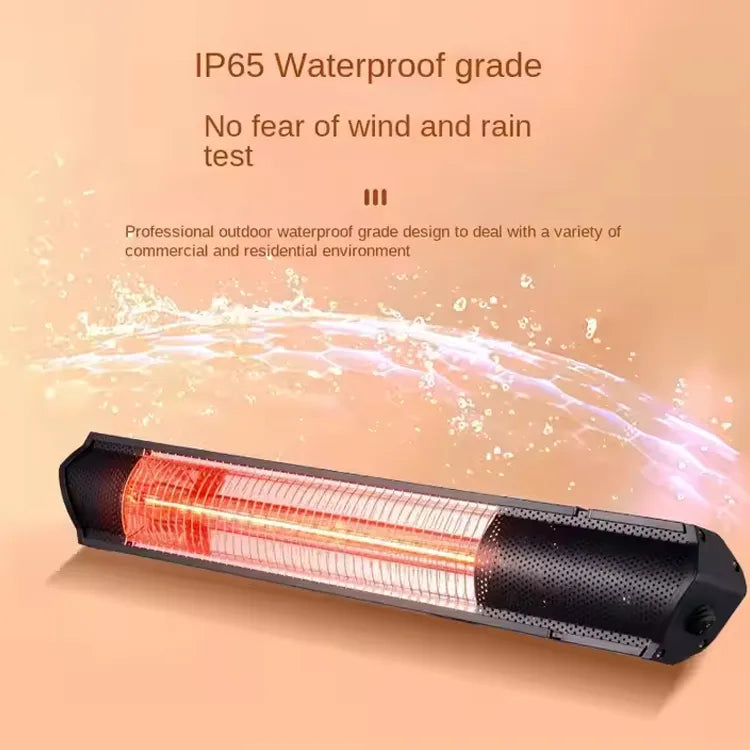 Sepat Electric Heater with Tripod Stand, Remote Control and Safety Protection - 2000W