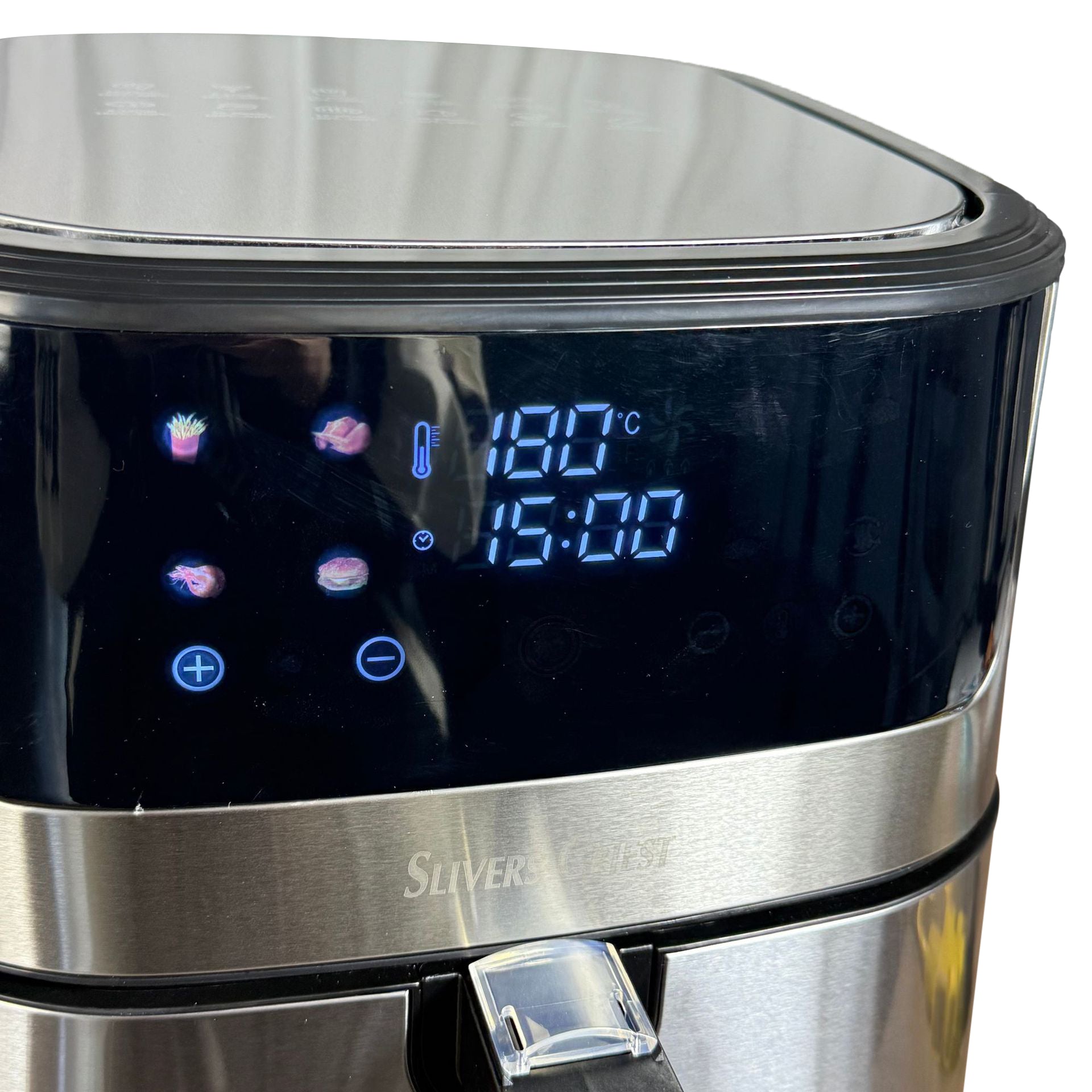Silver Criest 2200W Digital Air Fryer 12.5L with Double Heater Fan Technology
