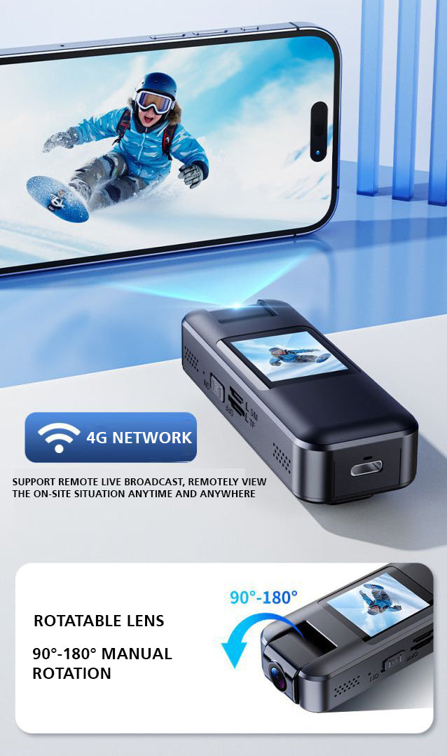 S11 Mini Wireless 4G HD Pocket Camera with Video Calling & App Control for Multipurpose Surveillance
