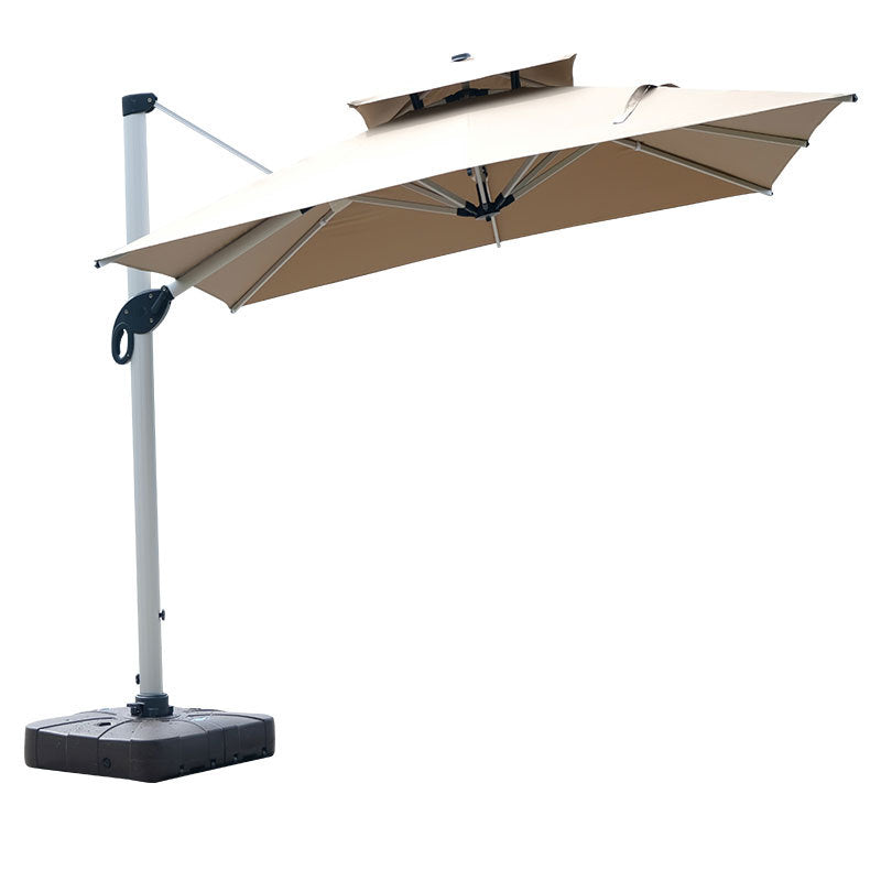 Foldable Cantilever Umbrella for Outdoor & Patio with Heavy-Duty Water Base for Support - 2.5 x 2.5 Metres