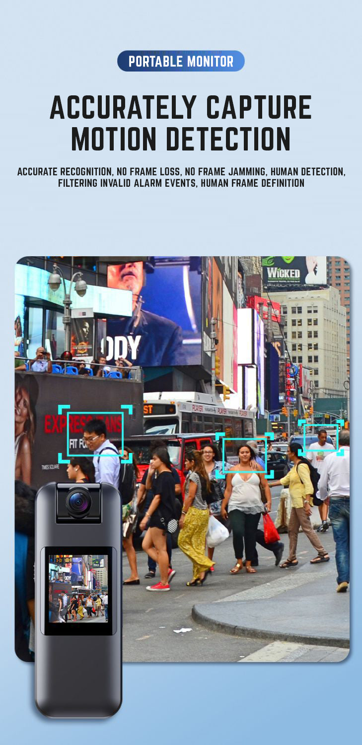 S11 Mini Wireless 4G HD Pocket Camera with Video Calling & App Control for Multipurpose Surveillance
